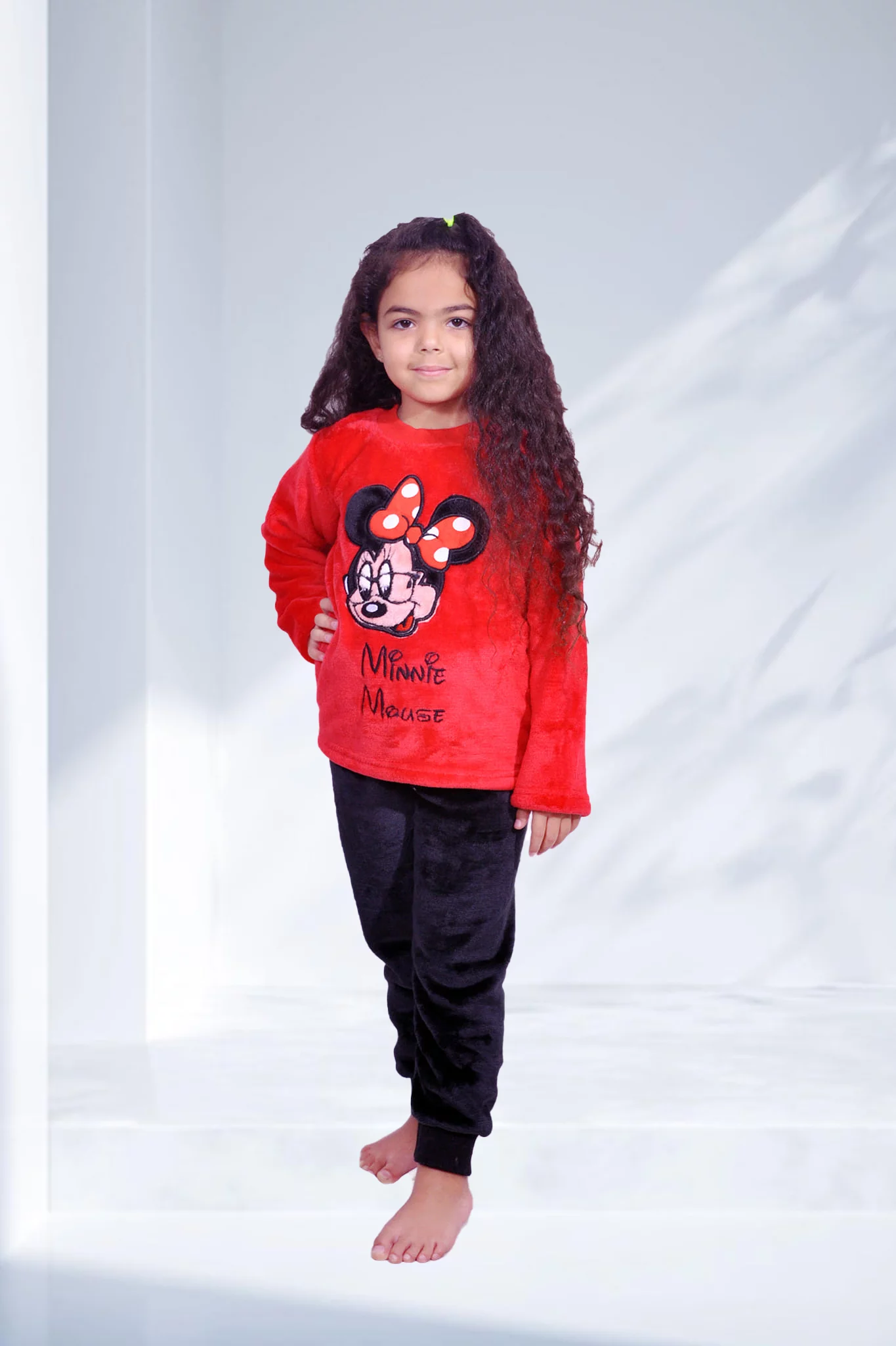 Minnie & Mickey Mouse Embriodered Pyjama Set - Image 3