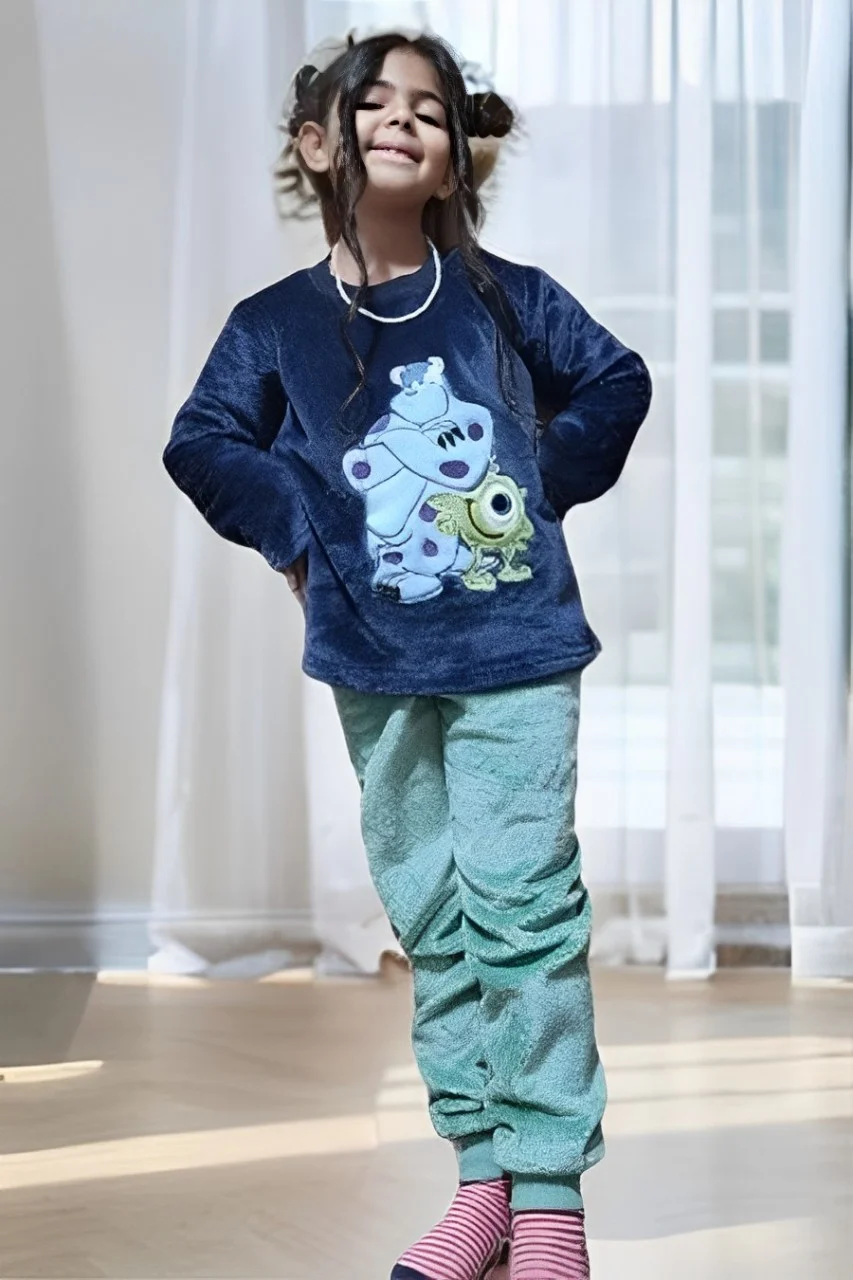Monister Embriodery Pyjama Set